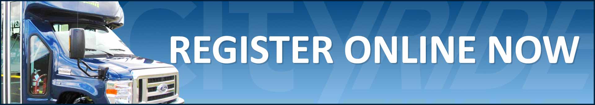 Register for Cityride Online Now