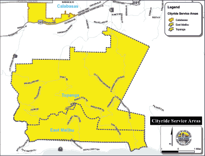 image of map for unincorporated Calabasas, East Malibu, Topanga